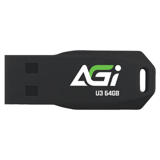 AGi 亞奇雷 USB 3.2 隨身碟 UP138 高速存取 鋅合金外殼 簡約俐落設計, 64GB, 1個