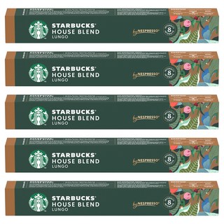 Nespresso Starbucks House Blend 10caps, 5.7g, 10顆, 5盒