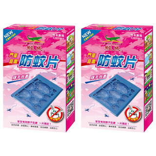鱷魚 門窗庭園防蚊片, 2.2g, 2盒