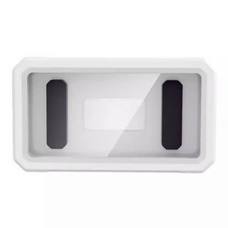 FANCY LIFE 浴室防水手機盒，免打孔無痕掛牆, 白色, 1個