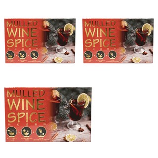 Macro 果香熱紅酒香料 台灣製造 含檸檬乾/肉桂碎/丁香, 30g, 3盒