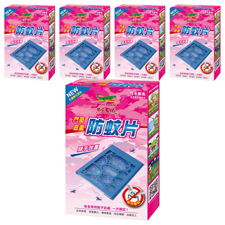 鱷魚 門窗庭園防蚊片, 2.2g, 5盒
