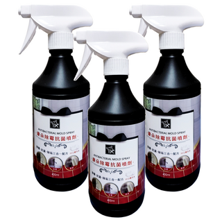 QUNDO 康朵 除霉抗菌噴劑 3D立體泡沫 除臭, 400ml, 3瓶