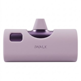 Iwalk Battery Twins兩用口袋電源 Type-C/Lightning 附保護套, LPX001, 薰衣紫