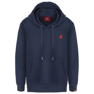 BEVERLY HILLS POLO CLUB 比佛利保羅 男女通用雋永刺繡logo特殊雙面布料連帽T恤 CPG9T00