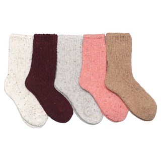 兒童款Dear Socks保暖羊毛針織襪5雙組