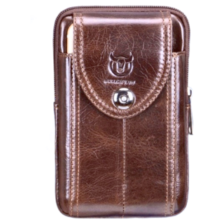 真皮頭層牛皮多款式男士腰包 適用於6.44吋~6.88吋手機