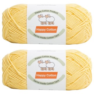 Yarna Happy Cotton 編織線 100g, 762, 2個