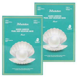JMsolution 肌司研 海洋珍珠深層保濕面膜 三步驟, 10片, 2盒