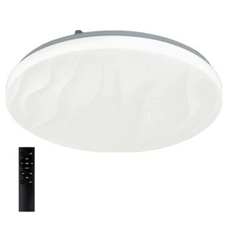 WONHA Waveone 圓形LED房間吸頂燈 75W + 遙控器組合, 無頻閃 白色 + 晝光色 + 燈泡色 + 冷白色