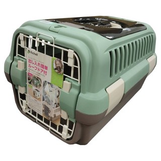 Richell 利其爾 外出上掀運輸提籠, 抹茶綠, 1個