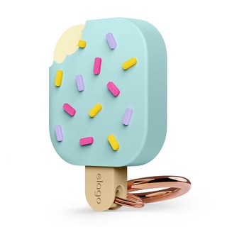 elago 冰淇淋AirTag保護殼, 薄荷綠, 1個