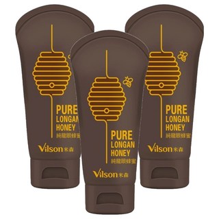 Vilson 米森 純龍眼蜂蜜, 120g, 3條