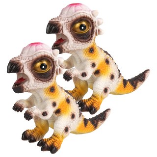 Q版可愛恐龍模型, 2個, 顏色隨機