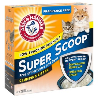 ARM&HAMMER 超凝結貓砂 無香味 99%低粉塵 超強凝結力 易於清潔, 9.07kg, 1盒