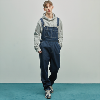 THESTORI 男女通用棉質吊帶連身褲