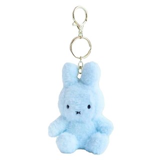 many A little SITTING 奶油絨毛鑰匙圈 - 天空藍, 1個, 12cm