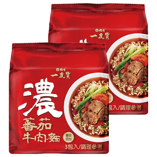 維力 一度贊 蕃茄牛肉麵 185g, 6包