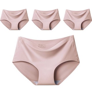 Aripple 女士用無縫線無痕內褲 4p, 米色