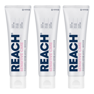 REACH 麗奇 齒科專家 抗敏感護齦牙膏, 120g, 3條