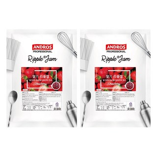 ANDROS Ripple Jam草莓果醬, 1kg, 2包