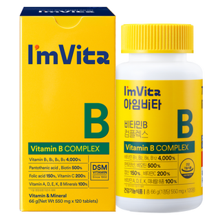 Chong Kun Dang 鍾根堂 I'm Vita 維他命B群, 120顆, 1盒