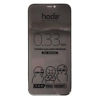 HODA 好貼 2.5D防窺玻璃貼 滿版黑, 1個