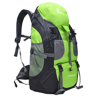 Free Knight 自由騎士 50L 登山包 多功能戶外大容量防潑水背包, 綠色