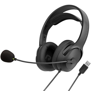 Britz USB語言學習用有線耳機麥克風, BA-KP7, 黑色