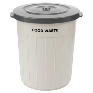 Normal Life 強力密封迷你冷凍廚餘桶 暖灰色 1個 132*122*144mm