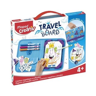 Maped 旅行塗鴉板組, 磁性可擦寫, 4歲+, 混合色, 1組