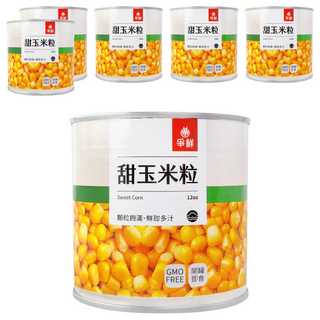 爭鮮 甜玉米粒, 340g, 6罐