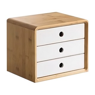 ika 抽屜款三層櫃 小款, 白色, 25.5cm, 3抽