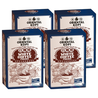 ORIENTAL KOPI 華陽 南洋風味三合一白咖啡 濃郁喜馬拉雅岩鹽風味, 38g, 10包, 4盒