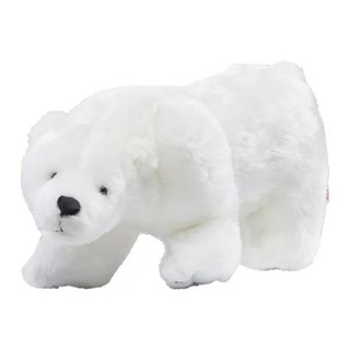 norDISK 熊玩偶(大) ND-149007 100% 聚酯纖維 尺寸18X35公分 北極熊, 白色, 1個