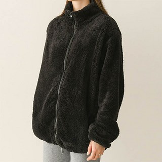 andstyle 女款羊羔毛高領刷毛拉鍊外套 261709