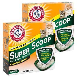 ARM&HAMMER 超凝結貓砂 超強凝結力 易於清潔 99%低粉塵, 清香味, 9.07kg, 2盒