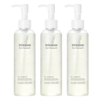 [비건뷰티] 믹순 콩 클렌징 오일, 3개, 195ml