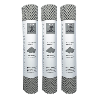 ECHO 止滑墊 淺灰色 浴室防滑墊 可裁剪, 30 x 100cm, 1組