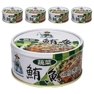 同榮 蔬菜鮪魚 煙仔虎 180g, 5罐