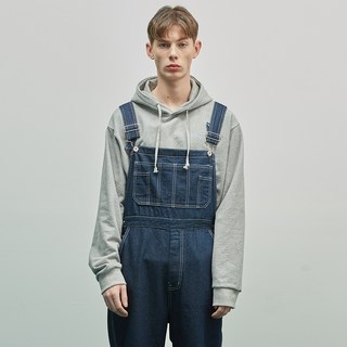 THESTORI 男性丹寧吊帶褲