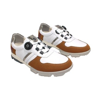 Rocaber 男款 卡迪斯 皮革旋鈕高爾夫球鞋