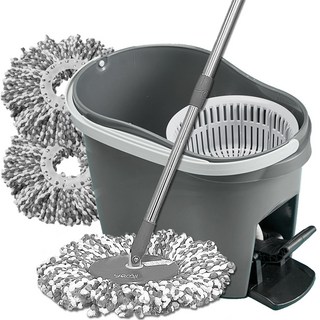 예밀 페달 통돌이 회전 걸레 프리미엄형 세트, 1개