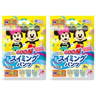 GOO.N 大王 日本境內版 迪士尼戲水褲, M, 8片