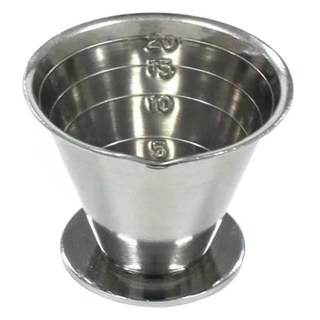 ECHO 不銹鋼迷你量杯 184467, Silver, 20ml, 1個