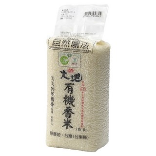 池上多力米 池上大地 有機香白米, MOA自然農法, 台灣台東縣產, 高雄147, 1.5公斤, 1包, CNS一等