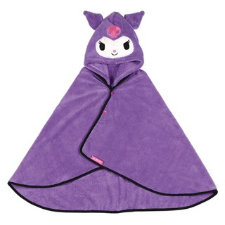 Skater 速乾吸水浴巾附帽, 酷洛米 紫色, 1條