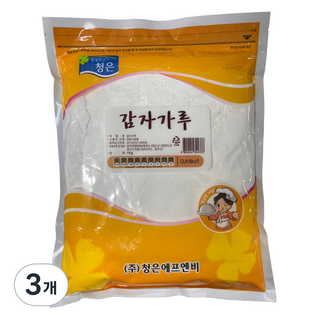 Cheongeun F&B 馬鈴薯澱粉, 1kg, 3個
