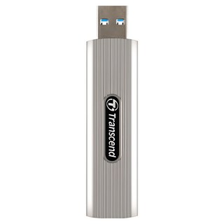 Transcend 創見 ESD320A Type A高速固態行動碟 TS512GESD320A, 淡灰色, 1TB