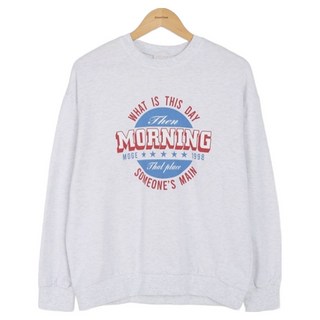 BBAEBBAE 女款圓領正面印花大學T